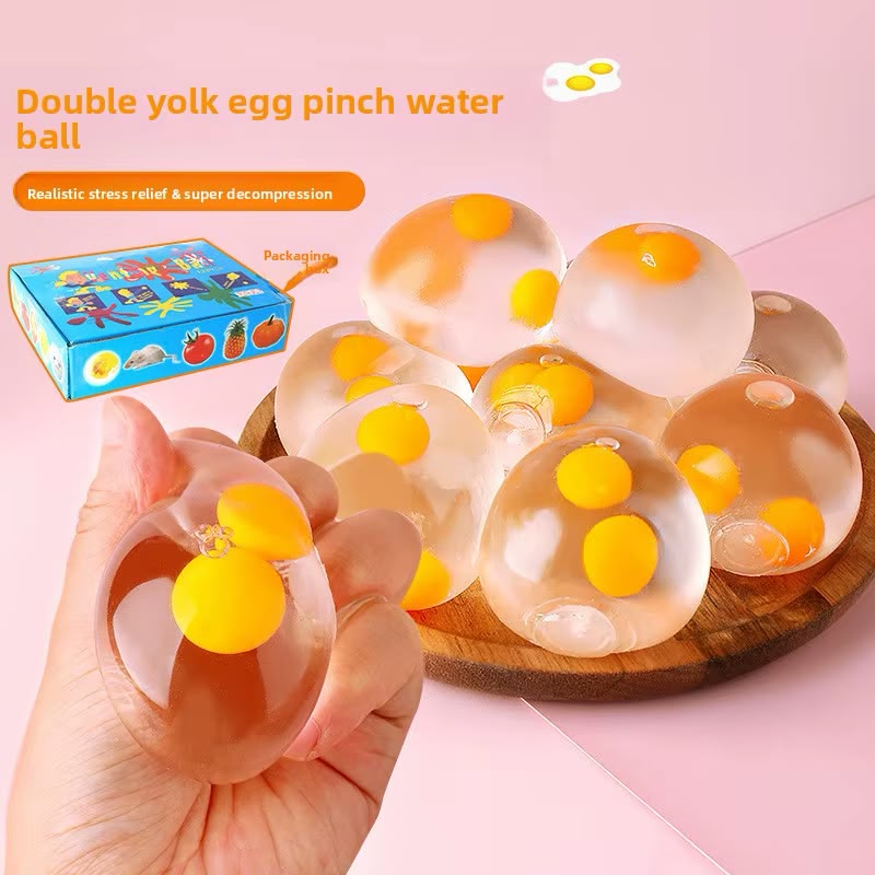 Imitation Double Egg Yolk Squishy