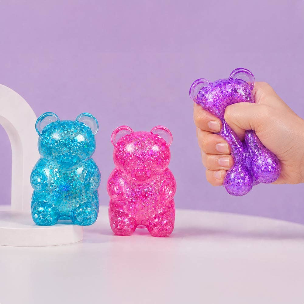 Glitter Gummy Bear Squishy