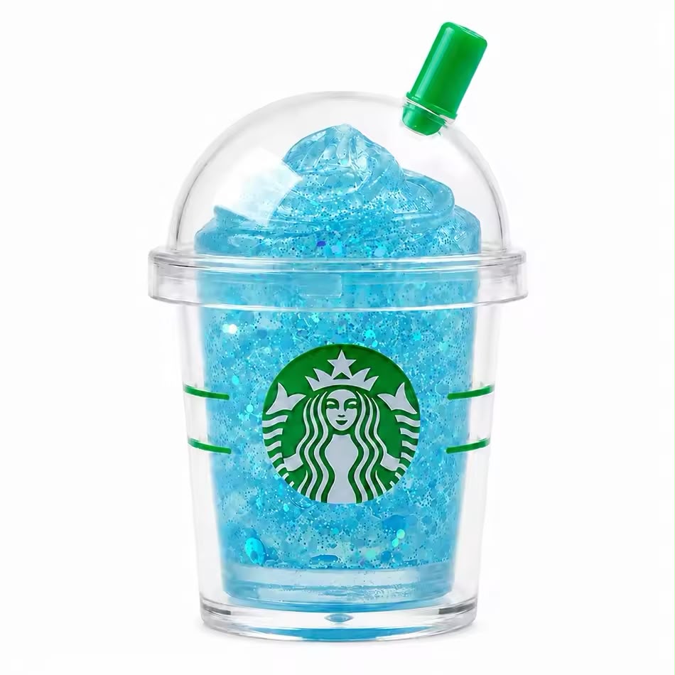 Mini Glitter Slushy Squishy Cup