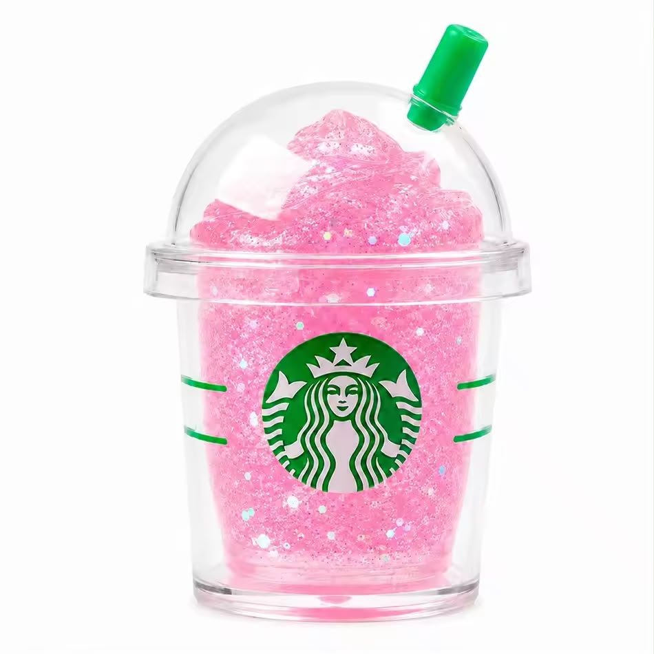 Mini Glitter Slushy Squishy Cup