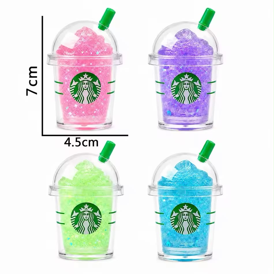 Mini Glitter Slushy Squishy Cup